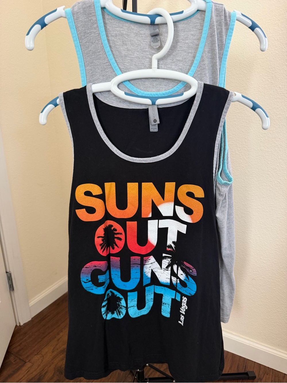 Next Level Men’s Cotton Muscle Tank, Casual Sleeveless Tank Top - Set of 2